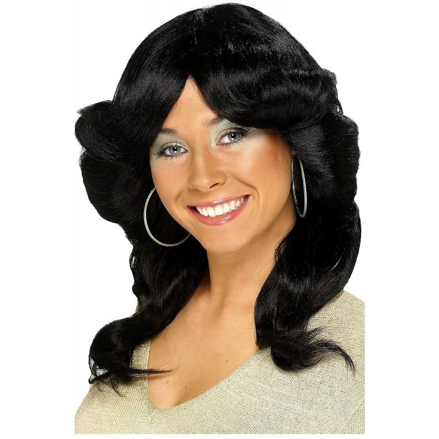 Adult Afro Fine Foxy Fro Disco Costume Wig 