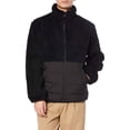 thumbnail image 1 of CEHVOM Men Casual Solid Color Zipper Pocket Fleece Jacket Basic Outwear Coat, 1 of 7