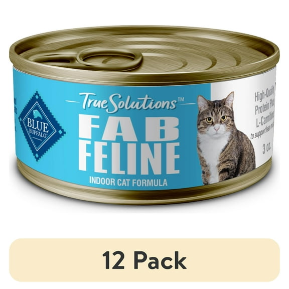 (12 pack) Blue Buffalo True Solutions Total Support Wet Cat Food, 3-oz. Can