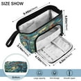 thumbnail image 3 of Nylon Fish Mouth Pencil Case with Large Capacity Zipper Pencil Pouch Stained Glass Dragon Pencil Bag Organizers, 3 of 7