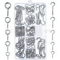 thumbnail image 4 of Caja de tornillos gancho gama de ganchos de tornillo abiertos y cerrados - surtido de tornillos, 4 of 5