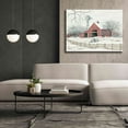 thumbnail image 6 of Epic Graffiti 'Winter Barn with Windmill' by Cindy Jacobs, Canvas Wall Art, 54"x40", 6 of 8