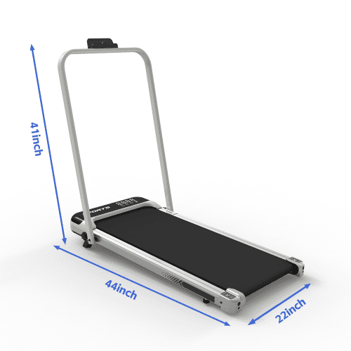 Kdymod 3 in 1 Under Desk Treadmill with Incline, Foldable Walking Pad for Home Office, 2.5HP Quiet Motor with Handle Bar, 0.6-5.0 MPH Speed, Remote Control & LED Display