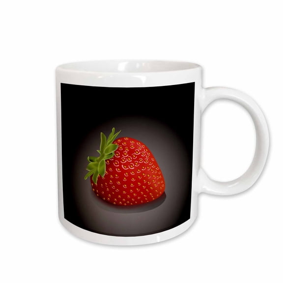 3drose, One Perfect Strawberry, 15oz Mug