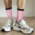 thumbnail image 6 of Rateoe Pink Bows for Women Casual Calf Socks - Cute Crew Socks - Thin Soft Above Ankle Socks Size 5-11, 6 of 6