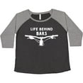 thumbnail image 3 of Inktastic Life Behind Bars Mountain Bike Women's Plus Size T-Shirt, 3 of 5