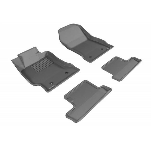 3D MAXpider Kagu Series Custom Floor Mat Set for Ford Mustangs, 1st/2nd Row