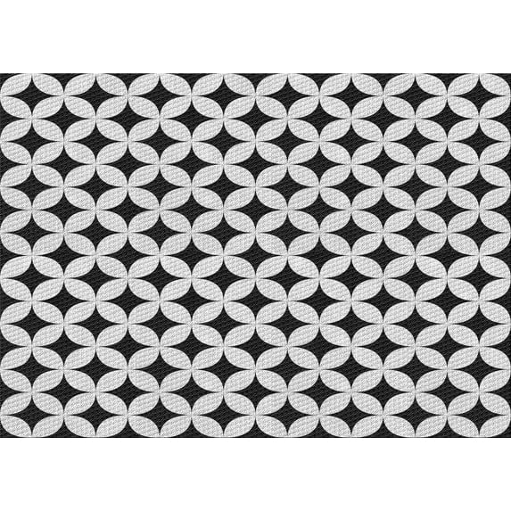 Ahgly Company Machine Washable Indoor Rectangle Transitional Platinum Gray Area Rugs, 6' x 9'