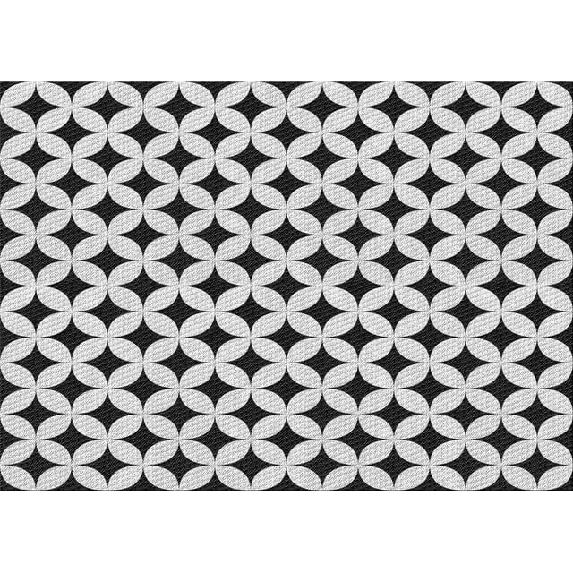 Ahgly Company Machine Washable Indoor Rectangle Transitional Platinum Gray Area Rugs, 5' x 7'