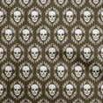 thumbnail image 1 of oneOone Silk Tabby Brown Fabric Skull Sewing Craft Projects Fabric Prints By Yard 42 Inch Wide-aC, 1 of 4