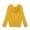 Yellow, variant on hoksml Women Fashion Casual Loose Large Size Solid Color Hood Long Sleeves Pullover Knit Sweater Tops Clearance