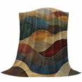 thumbnail image 6 of Vintage Green Blue Blanket Soft Cozy Warm Throw Blanket for Couch, Plush Fuzzy Flannel Fleece Blankets for Sofa, Farmhouse Retro Art Bed Blankets Lightweight Gifts for Women, 40"x50", 6 of 9
