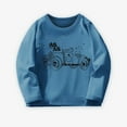 thumbnail image 3 of RUTAYY Children Boys Sweatshirt Long Sleeve Graphic Car Print Round Neck Casual Comfortable Playful Classic Pullover, 3 of 6