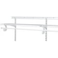 thumbnail image 3 of ClosetMaid ShelfTrack 2804 Standard - Adjustable Storage Hardware Bracket - 48", White, 3 of 5