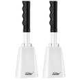 thumbnail image 1 of Cow Bell Eastar, paquete de 2 unidades con asa para eventos deportivos, color blanco, 1 of 8