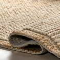 thumbnail image 3 of nuLOOM Nava Casual Bordered Jute Area Rug, 8' 6" x 11' 6", Ivory, 3 of 9