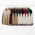 thumbnail image 2 of Men's Color Block Baseball Jersey for Fall and Winter Outerwear, 2 of 21