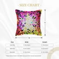 thumbnail image 4 of Bingfone Decorative Pillow Covers 20"X20" Colorful Tie Dye Stained Glass 3 Couch Pillow Cases Modern Farmhouse Covers For Couch Sofa Bed, 4 of 9