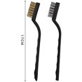 thumbnail image 4 of 18 Pack Wire Brush Set for Cleaning Welding Slag and Rust.Curved Handle Masonry brush Wire bristle for Cleaning Welding Slag and Rust, 4 of 5