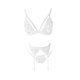 thumbnail image 1 of Gibobby Ropa interior mujer sexy Camisola de lencería para mujer, con corte de red entrecruzado, sin mangas, sexy, vestido de peluche(Blanco, CH), 1 of 3
