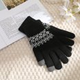 thumbnail image 1 of Guantes de cachemira acolchados y con pantalla táctil para adultos y estudiantes, cálidos y de invierno, para hombres y mujeres, 1 of 6