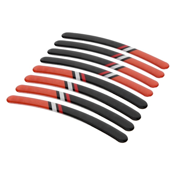 8PCS Reflective Wheel Rim Stickers Waterproof Tire Decoration for Kawasaki Racing Car