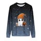 thumbnail image 4 of Heisall Womens Hoodies Halloween-themed Sparkling Print Round Neck Long Sleeve Fleece-lined Casual Sporty Fashion Sweatshirts, 4 of 9