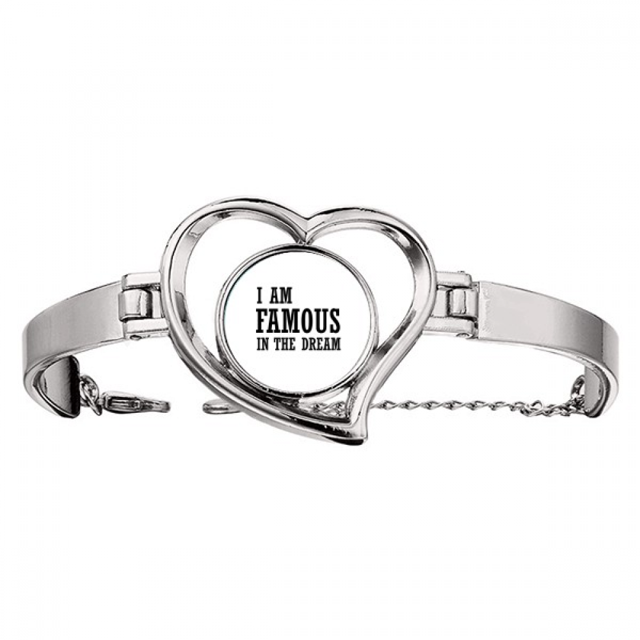 Soy famoso en el sueño Pulsera pulsera de joyería en forma de corazón Unbranded M