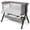 Dark Gray, variant on kmaier Baby Bassinet Sleeper, Adjustable Bedside Sleeper, Breathable Mesh with Wheels for 0-18 Months-Pink