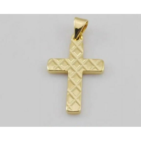18K Gold Plated cross Charm