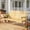 Natural, variant on Haverchair Solid Fir Wood Porch Swing Bench, Outdoor 3-Seater Hanging Swing Chair W/High Fan-shaped back and Adjustable Metal Chains, Upgraded Wooden Patio Swing Loveseat Benchs for Backyard, Garden