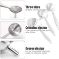thumbnail image 2 of FZFLZDH 9pcs small household kitchen stainless steel long-handle funnel combination set with Long Handle,Small Funnels for Filling Bottles, 2 of 7