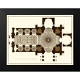 thumbnail image 2 of Vision Studio 14x12 Black Modern Framed Museum Art Print Titled - French Marquetry II, 2 of 5