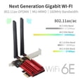 thumbnail image 5 of Fenvi PCE-AXE3000 WiFi 6E PCIe 5400M WiFi Card Tri-Band AX210 Network Card Desktop Wireless Adapter, 5 of 10