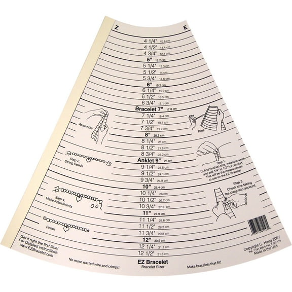 Darice EZ Bracelet Sizer