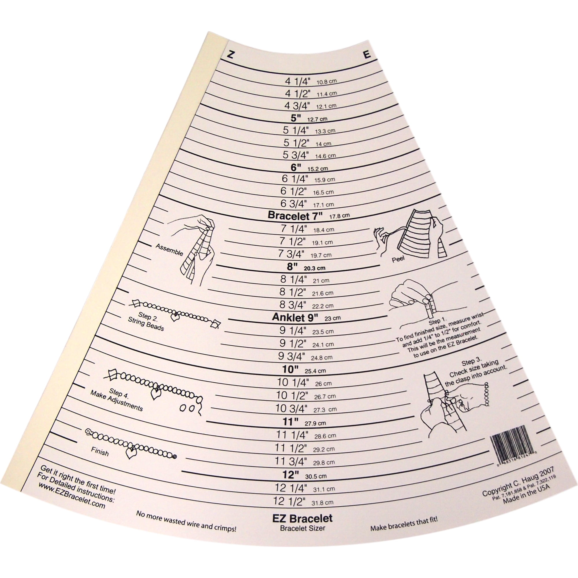 Darice EZ Bracelet Sizer