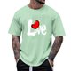 thumbnail image 1 of Tops para hombre, blusas y camisas de manga corta con cuello redondo para hombre, camisetas casuales con estampado de moda para hombre, blusa de manga corta, blusa de poliéster para hombre., 1 of 4