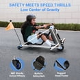 thumbnail image 6 of McLaren 24V Ride on Toys for Kids, Electric Go Kart Powered Drift Kart with Adjustable Seat for Big Kids Boys Girls, Black, 6 of 8
