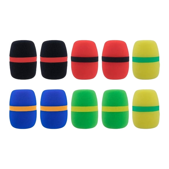 Shockproof Microphone Cover Set Noise Reductions Enhances Sound Quality Universal Fit For Most Microphones