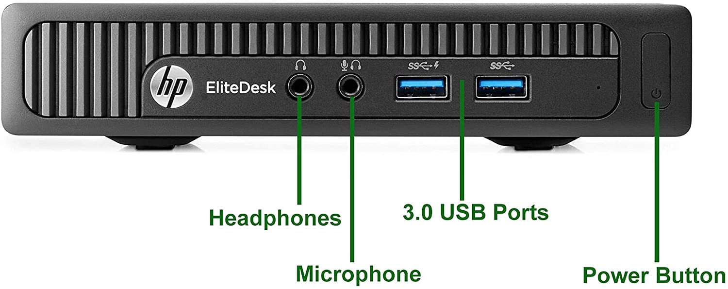 Restored HP EliteDesk 800 G1 Tiny Computer Micro Tower PC, Intel Core i5 Processor, 8GB Ram, 250GB SSD, BTO Wireless Keyboard & Mouse, Wifi (Refurbished)