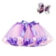 thumbnail image 5 of Gibobby Plisado Mini Falda De Las Ballet niño bebé disfraz falda + horquilla conjunto(Morado, 7 Años), 5 of 5