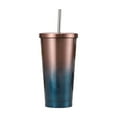 thumbnail image 2 of PONPRNGY Tumbler Double Wall Vacuum Insulated Travel Glitter Mug,Stainless Steel Tumblers with Lid and Straw, Powder Coated Coffee Cups for Woman, 2 of 6