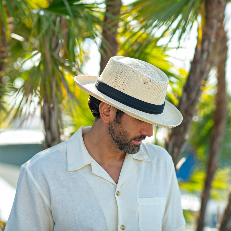 Scala Men's Panama Gambler Hat