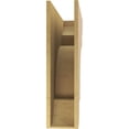 thumbnail image 4 of 8"W x 32"D x 32"H Thin New Brighton Rough Cedar Woodgrain TimberThane Corbel, Primed Tan, 4 of 6
