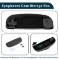 thumbnail image 6 of Unique Bargains Car Sunglasses Case for Mercedes-Benz GLA SUV X156 2015-2024 Eyeglasses Holder Storage Box Plastic Black 1 Set, 6 of 7