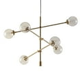 thumbnail image 3 of Gracie Mills Lorena 6-Globe Light Architectural Metal Chandelier - GRACE-6432, 3 of 3