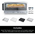 thumbnail image 5 of Ninja Flip Toaster 8-in-1 Oven & Air Fryer – 0.47 Cu.Ft. / 13.3L – Stainless Steel – Open Box – Tested & Guaranteed, 5 of 5