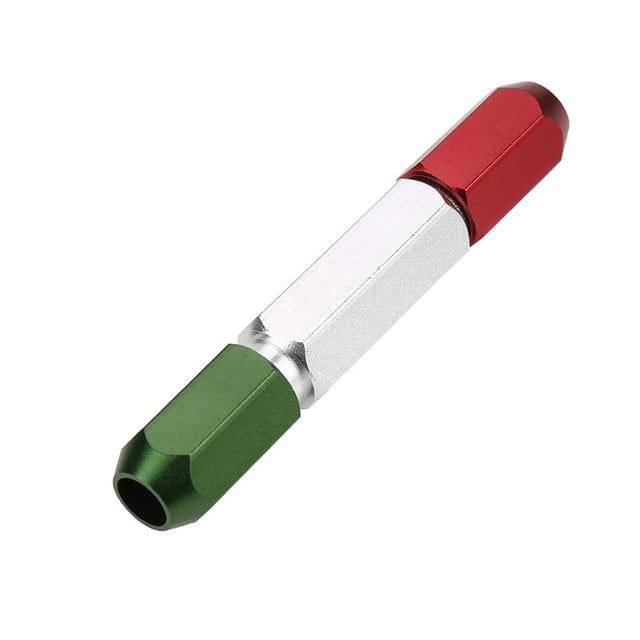 Pin Gauge Handle Plug Gage Handle Double End Aluminum Alloy Pin Gage Handle Go No Go Gauge Handle 6-7mm