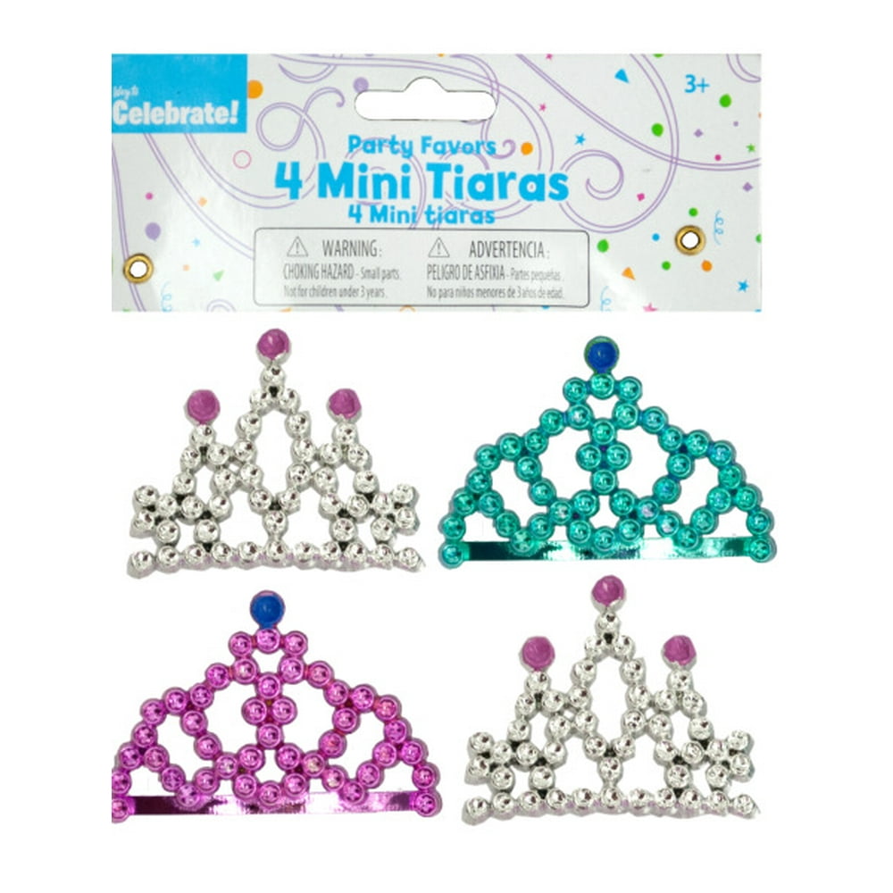Mini Tiaras Party Favors, 24 Count