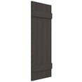 thumbnail image 4 of Ekena Millwork 14"W x 43"H Mid-America Vinyl, Standard Size Four Board Joined Shutters, w/Installation Shutter-Lok's & Matching Screws (Per Pair), 018 - Tuxedo Grey, 4 of 13